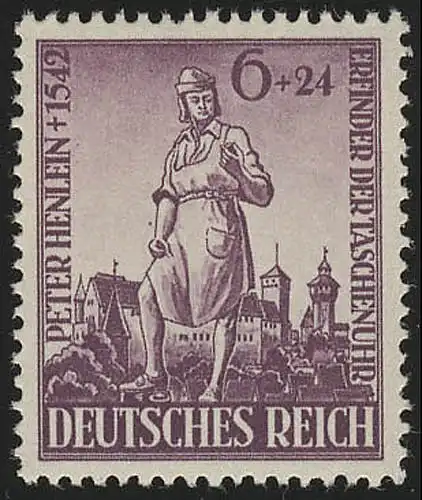 819 Peter Henlein 1942 - marque postale