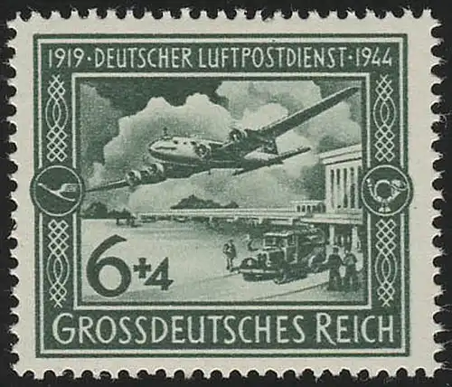 866 Luftpostdienst 6+4 Pf **