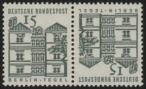 K5 Zusammendruck Tegel, postfrisch