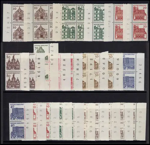 454-461 Bâtiments Collection 25 Unités Impressions de chiffres de marge, ** Post-fraîchissement