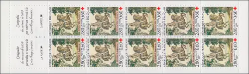 Markenheftchen 39 Rotes Kreuz, **