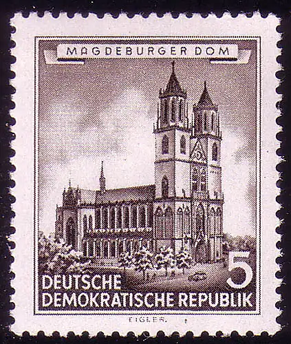 491 Historische Bauwerke 5 Pf Magdeburger Dom **