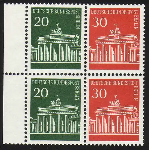 HBl. 19 de MH 14 Porte de Brandebourg, ** post-fraîchissement