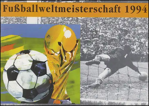 1718 Fußball-WM 1994 - Erinnerungsblatt EB 1/94