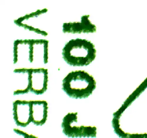 1648 VDE 1993 avec PLF: point vert inférieur à 00 sur 100 ans, case 6, **