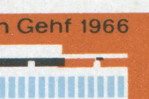 1178I WHO Genf 1966 mit PLF I h statt n in Genf, Feld 18 **