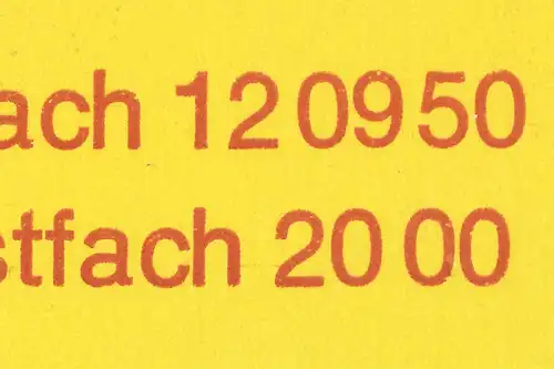 9dIa MH Unfall teilgezähnt 1974 - angeschnittene Klischeenummer auf 2. DS **