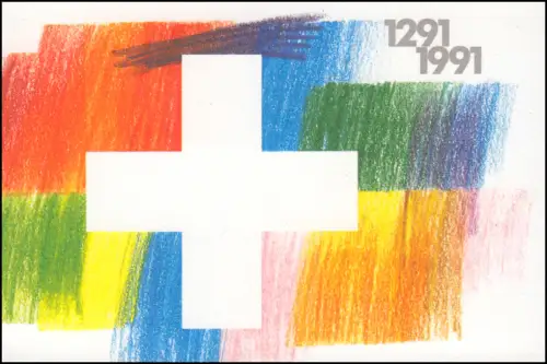 Suisse Carnets de marques 0-89, Confédération des États-Unis 1991, **