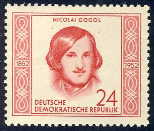 313 Nikolaj Gogol 24 Pf, postfrisch **