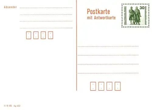 P 108 Monument Goethe Schiller 1990 30/30 Pf, frais de port comme dépensé