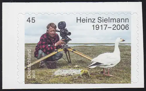 3319 Heinz Sielmann, autocollant en FB 69, **