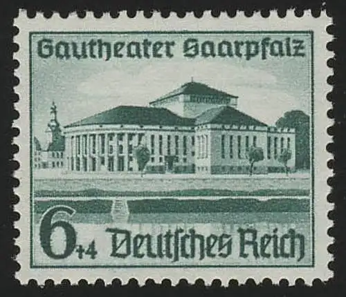 673 Saarpfalz 6+4 Pf, postfrisch **