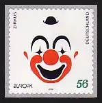 2272 Europa Clown selbstklebend UNGERADE Nummer, postfrisch **