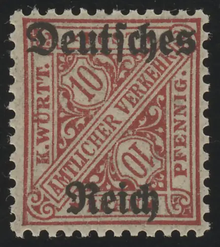 58 Verkehr mit Aufdruck 10 Pf., postfrisch **