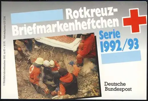 DRK/Wofa 1992/93 Türmeruhr 60 Pf, 5x1631, postfrisch