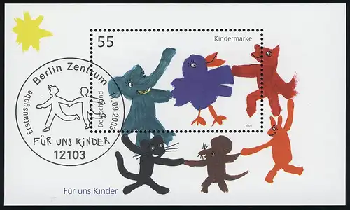 Block 64 Für uns Kinder & Tierkinder 2003 mit ESSt Berlin 11.9.2003