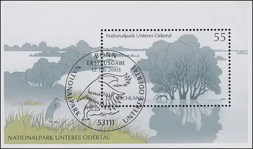 Block 62 Nationalpark Unteres Odertal, ESSt Bonn Seeadler 12.6.2003