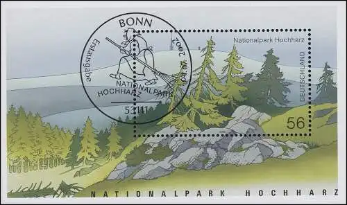 Bloc 59 Parc National Haute Résine & Brocken 2002 avec ESSt Bonn Brocken sorcière