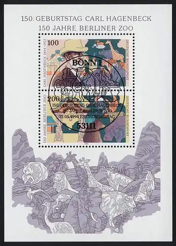 Block 28 Carl Hagenbeck & Berliner Zoo 1994, ESSt Bonn