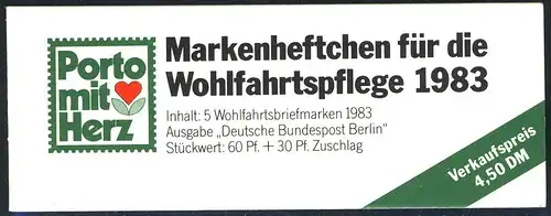 BAGFW/Wofa 1983 Fleurs alpines - Artifikel alpin 60 Pf, 5x704, ** Postfraîchissement