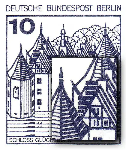 11b MH BuS 1980 - mit auffälligem MDF Fahnenstange, postfrisch **