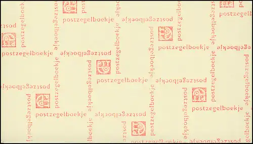 Carnets de marque 19 Reine Juliane et chiffre 1975 avec 3 tarifs et PB 19a, **