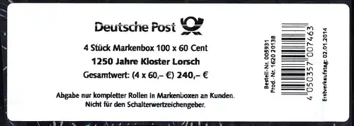 3055 Kloster Lorsch - Banderole II - zweizeilig