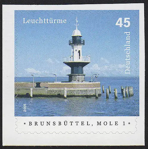 2479b Leuchtturm Mole 1 SELBSTKLEBEND aus MH 58, postfrisch **