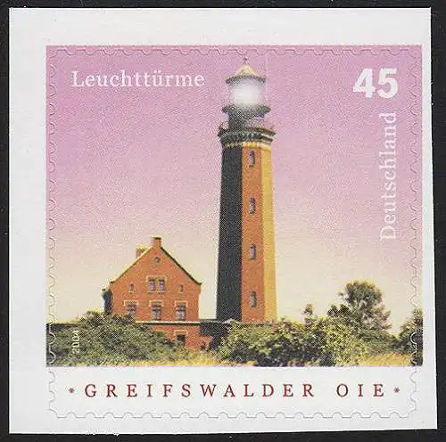 2478b Leuchtturm Oie SELBSTKLEBEND aus MH 58, postfrisch **