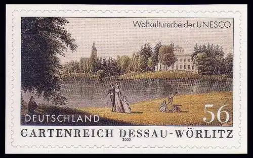 2277 Dessau-Wörlitz selbstklebend (aus MH 49), ** postfrisch