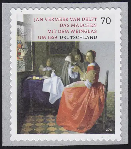 3280 Jan Vermeer van Delft, autocollant **