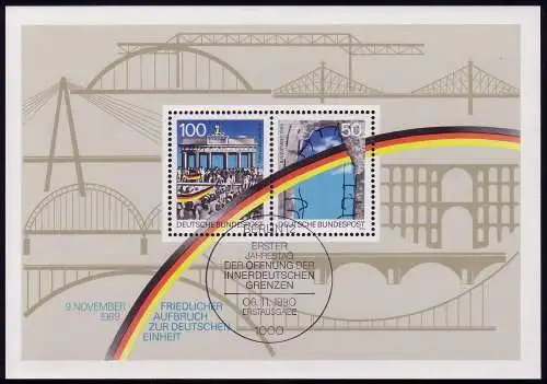 Block 22 Grenzöffnung 1990 mit ESSt Berlin 6.11.1990