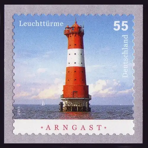 2935 Leuchtturm Arngast aus 2000er-Rolle mit GERADER Nummer **