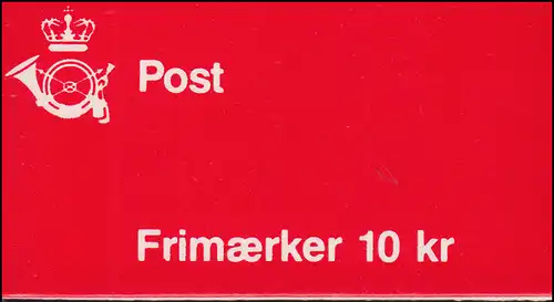 Danemark Carnets de marques 34 chiffres et Reine Margrethe C7, ** frais de port