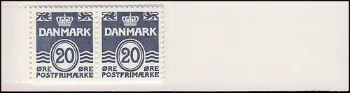 Danemark Carnets de marques 34 chiffres et Reine Margrethe C7, ** frais de port