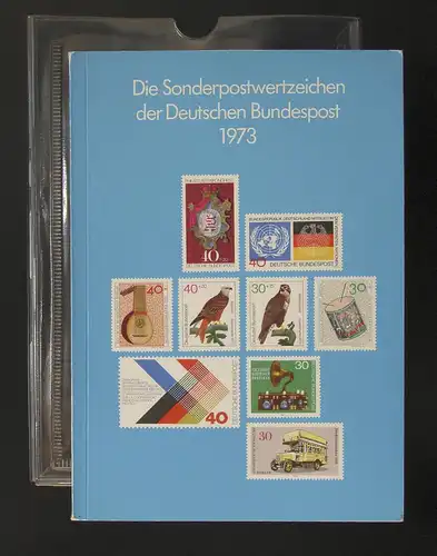 Annuaire Deutsche Bundespost 1973, frais de port ** - original comme dépensé