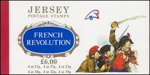 Jersey Carnets de Marque 0-31, Révolution Française Révolue Français, **