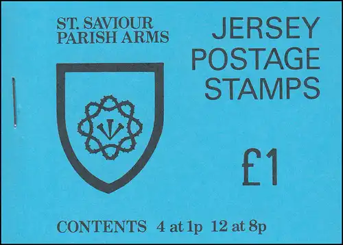 Jersey Carnets de marque 0-19, St. Savior Parish Arms, **