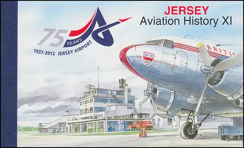 Jersey Markenheftchen 25, Geschichte der Luftfahrt, Aviation History XI, **