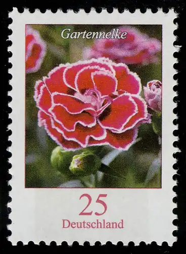 2694 Blumen 25 Cent nk mit rückseitiger Nummer 5, ** postfrisch