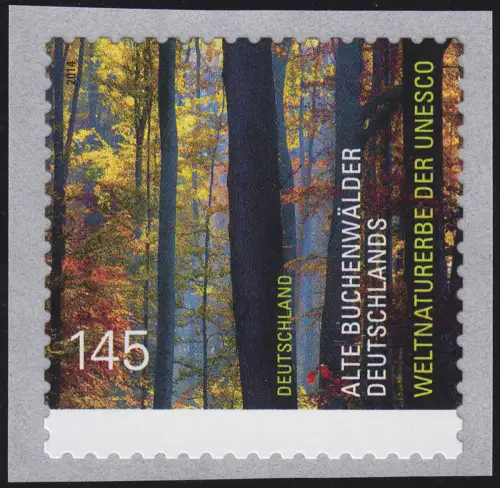3087 UNESCO Buchenwälder aus 100-Rolle UNGERADE Nummer **