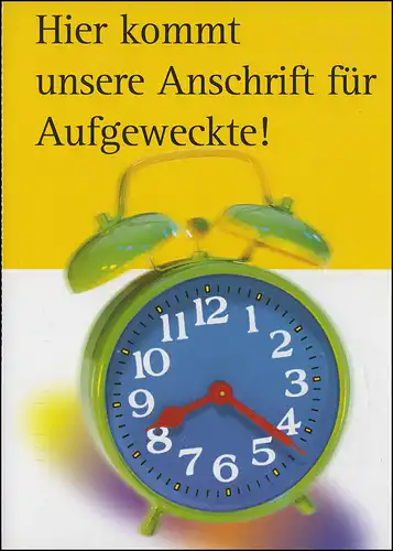 Postfach-PK PFK 3 SWK Grand réveil SSt DROKTENSEN 18.9.1999 vers Schönenberg