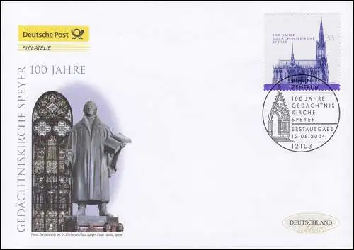 2415 Église du Souvenir Speyer, Bijoux-FDC Allemagne exclusivement