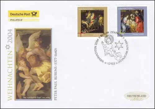 2429-2430 Weihnachten, Schmuck-FDC Deutschland exklusiv