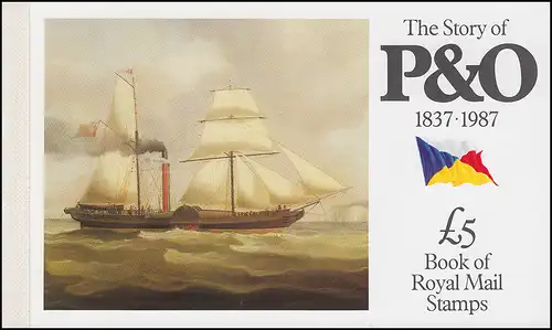 Großbritannien-Markenheftchen 80 The Story of P & O 1987 **