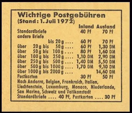 16c MH Unfall 1972, postfrisch **