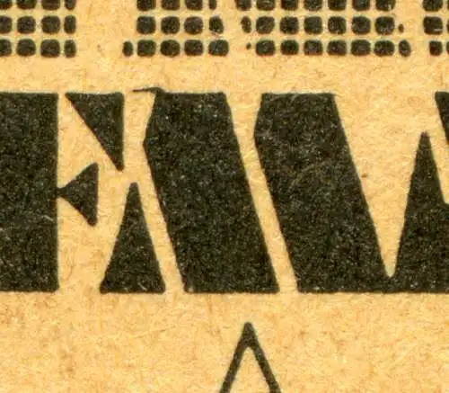 MH 17 Olympiamarken mit DDF auf 4.DS Haken links oben am M von BRIEFMARKEN, **
