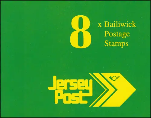 Jersey Carnets de marques 3, timbres francs 1,36 livre 1993, **
