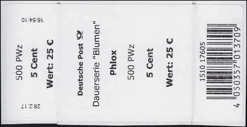 3296 Phlox 5 +CF Banderole / Aufkleber 500er-Rolle (große Nr.)