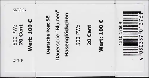 3315 Hasenglöckchen 20 +CF Banderole / Aufkleber 500er-Rolle